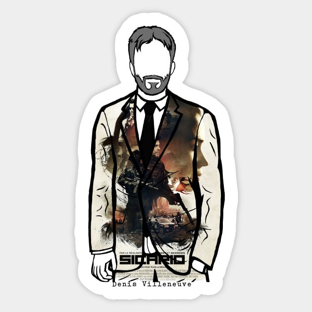 Denis Villeneuve, Director of Sicario Sticker by Youre-So-Punny